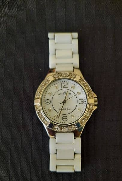 Anne Klein White Ceramic Ladies Watch (from Dubai) 4