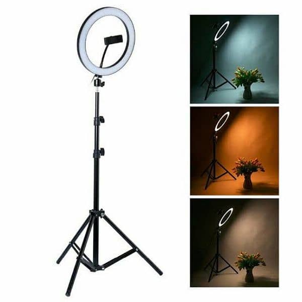 26cm ring light + 7 feet stand & airpods bluetooth mic apple airpods 2