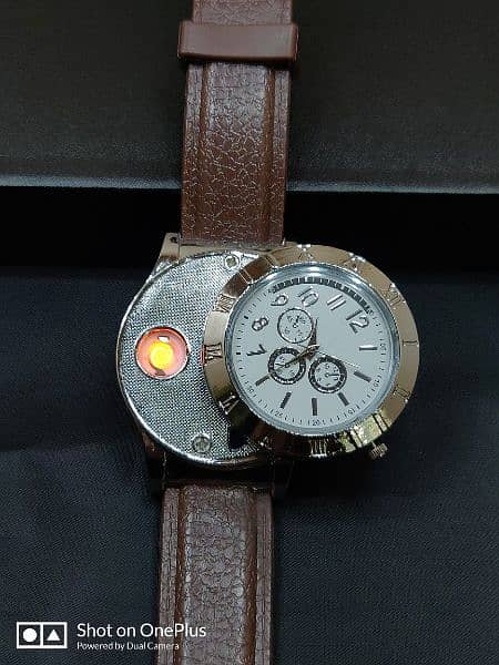 Beautiful luxurious quartz watch rechargeable 13