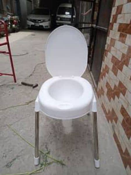 Commode Chair Portable | Washroom Chair | Travel Potty Chair Karachi 6