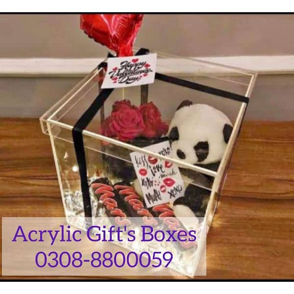 acrylic, box, gifts, Glass box 1