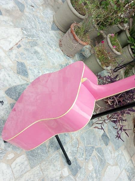 Brand Pink Guitar Jumbo Size 13