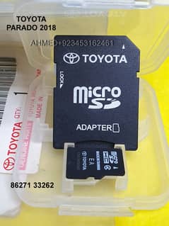 TOYOTA PARADO boot sd card 2014 2018 #B9129 MICRO #SD #86271-33262 0