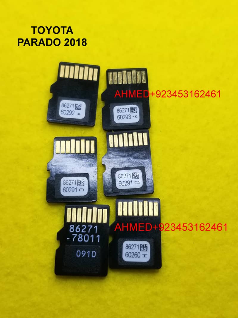 TOYOTA PARADO boot sd card 2014 2018 #B9129 MICRO #SD #86271-33262 2
