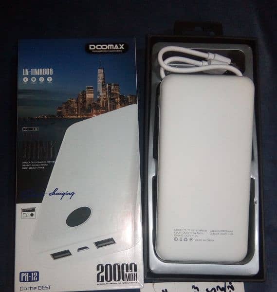 20000 MAH power bank doomax 5 mounth warint 5