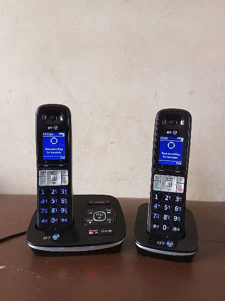 UK imported BT twin cordless phone with intercom answer machine 3