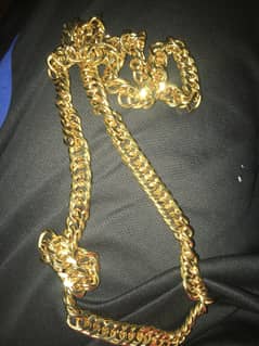 24kt gold plated cuban chain