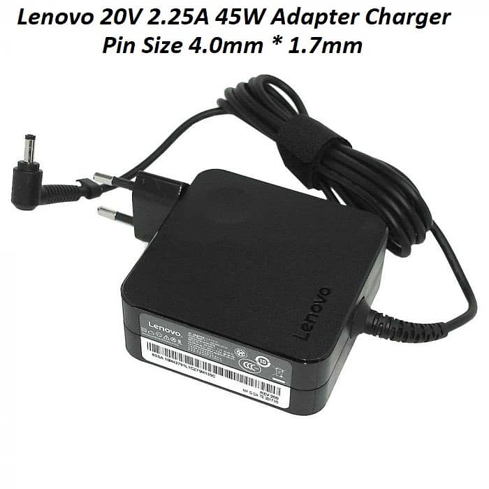 Lenovo Ideapad 45W 20V 2.25A 4.0*1.7mm Laptop AC Adapter Charger New 0