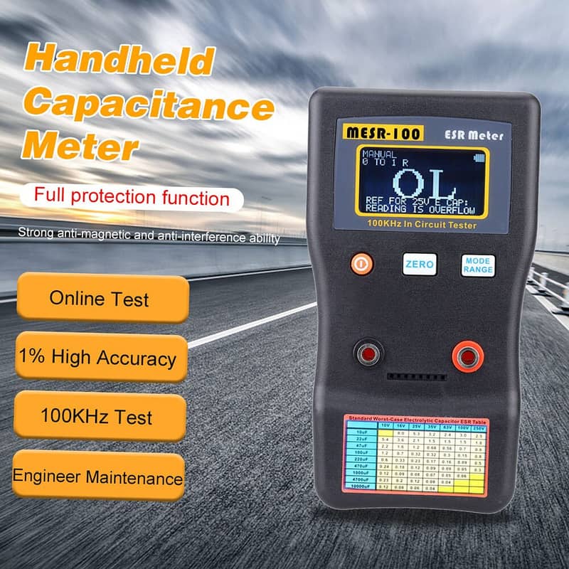 MESR-100 Professional ESR Capacitor Resistance Circuit Capacitors Test 5