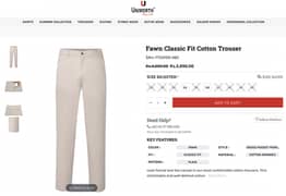 Brand New Uniworth Cotton Pant