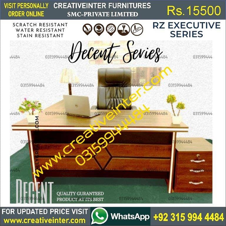 Office table desk sofa bed set chair workstation study computer 3
