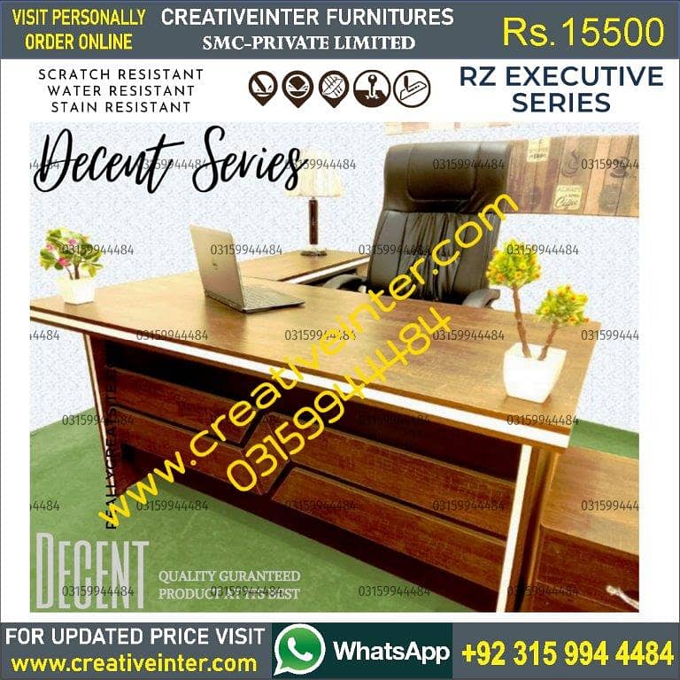 Office table desk sofa bed set chair workstation study computer 5