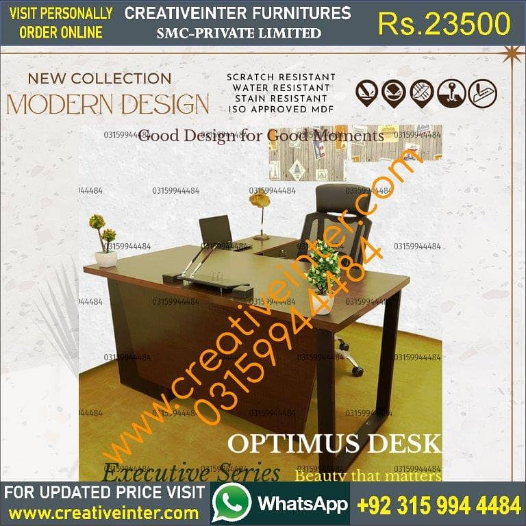 Office table desk sofa bed set chair workstation study computer 6
