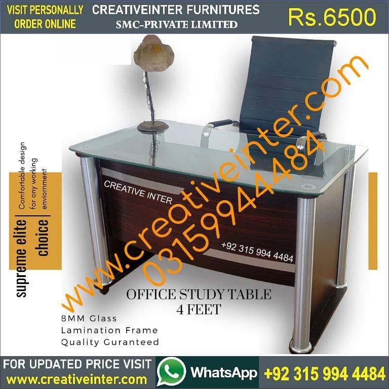 Office table desk sofa bed set chair workstation study computer 12