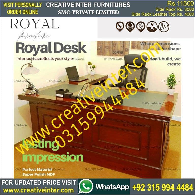 Office table desk sofa bed set chair workstation study computer 14