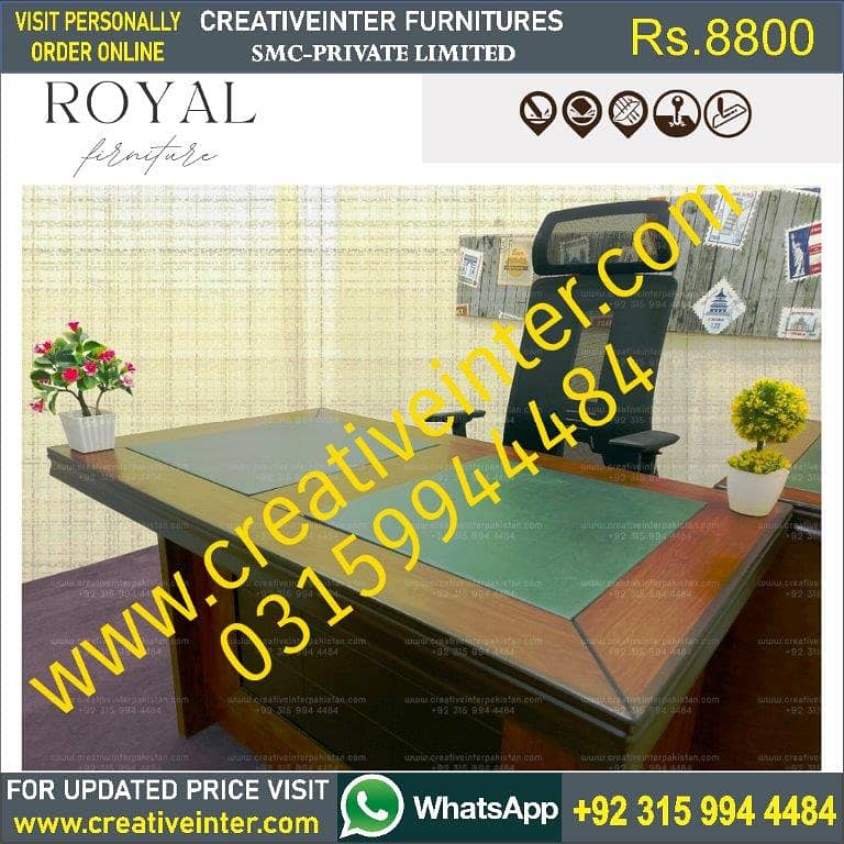 Office table desk sofa bed set chair workstation study computer 15