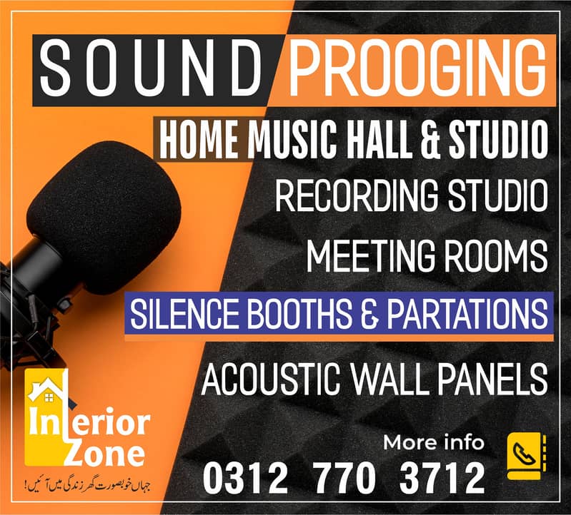 Soundproofing, Acoustic wall panels, recording Studio, Booths, door 0