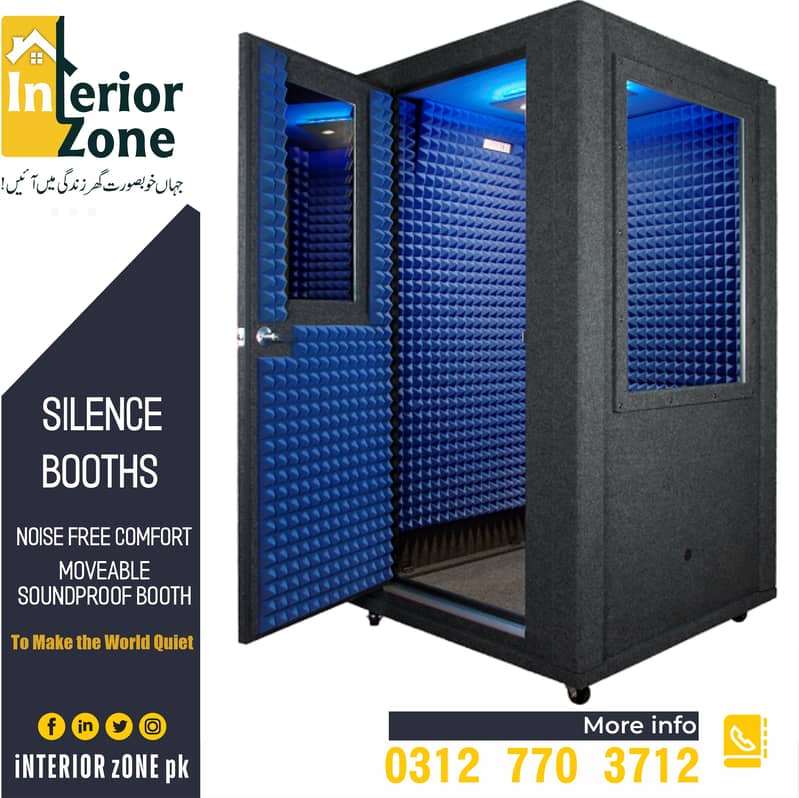 Soundproofing, Acoustic Studio, Silence Booths & Acoustic Wall Panels 2