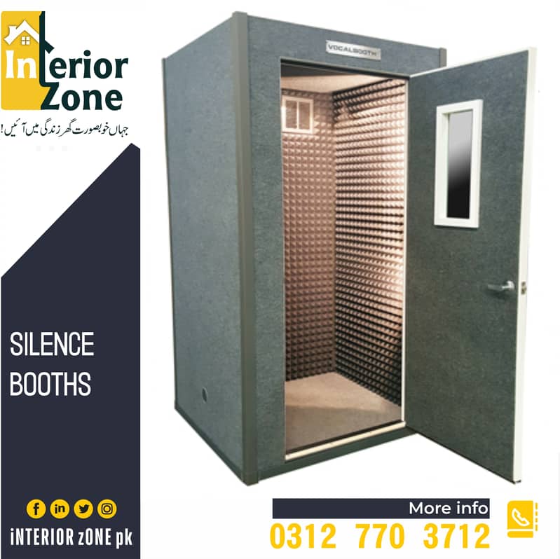 Soundproofing, Acoustic Studio, Silence Booths & Acoustic Wall Panels 3