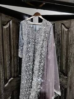 bridal dress maxi for wedding/ Walima 0