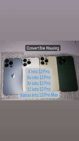 iphone x xs xr convert into 12 13 pro max housing casing body back 19