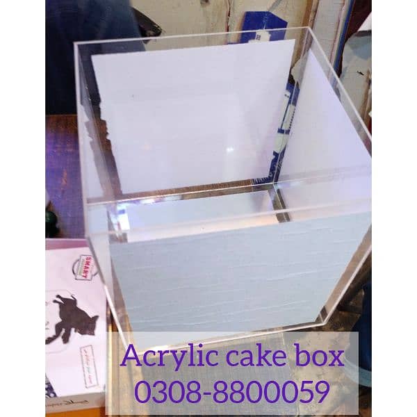 acrylic box, donation box, gifts box 3