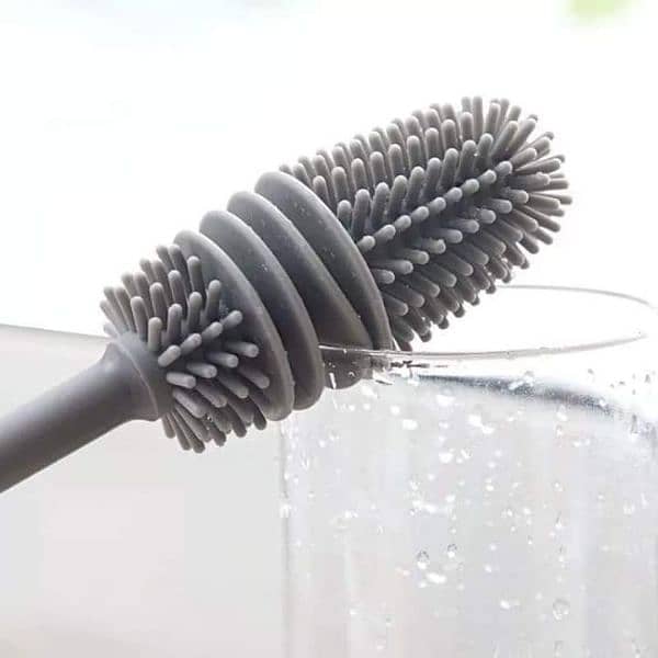 Silicone Bottle Cleaning Brush With Long Handle 1