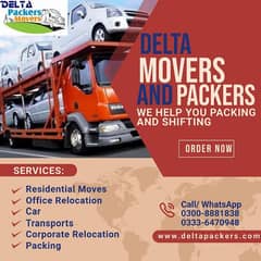 Delta Car Carrier, Movers and Packers, Cargo Service, Home Shifting