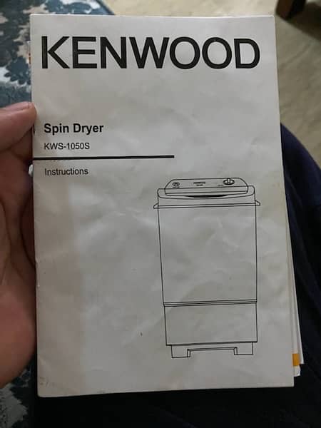 Kenwood Spin Dryer - 10 KG - KWS-1050S 4