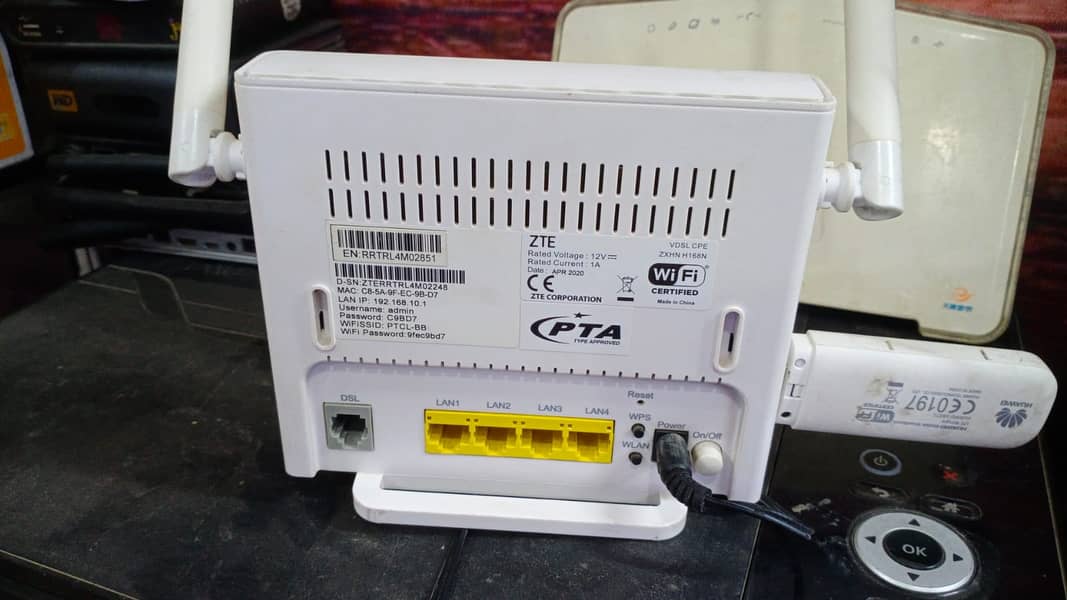 ptcl zong jaz 4g usb supported wifi router modem (o3315333422) 1