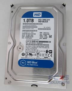 Western Digital Blue 1TB HDD 3.5 SATA Desktop HardDisk (Whatsapp Only)