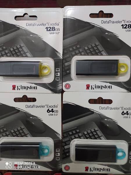 KINGSTON 64 / 128 gb USB Flash Drives(Genuine Verification Avail) 0