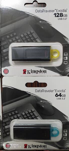 KINGSTON 64 / 128 gb USB Flash Drives(Genuine Verification Avail) 1