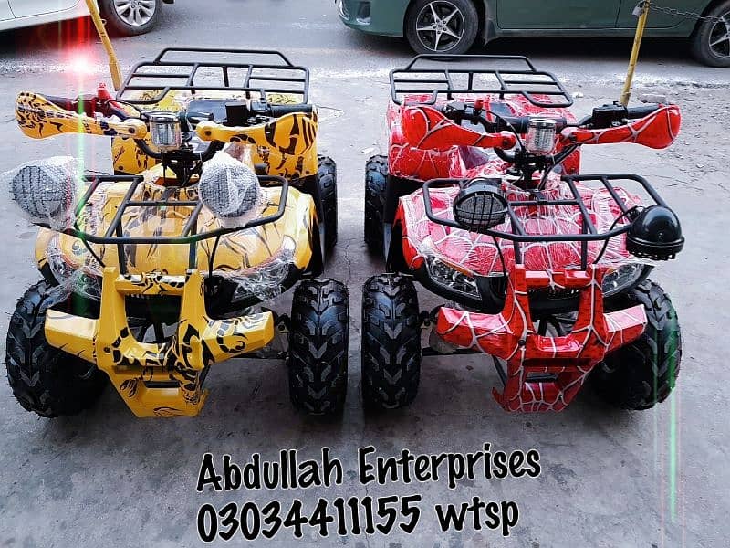 Abdullah Enterprises whole seller atv quad 4wheels delivery all Pk 4
