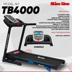 slimline treadmill gym and fitness machine