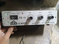Amplifier Ac/Dc voltage 0