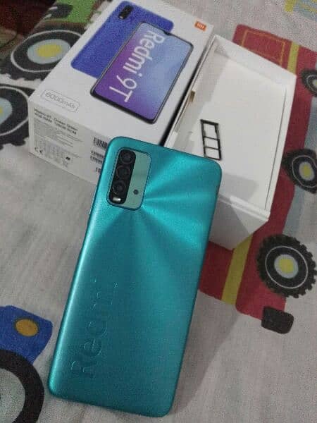 redmi 9T with box 4gb +2gb 128gb 0