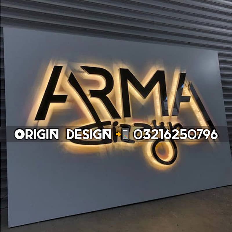 3D, LED, Acrylic, Metal, Stainless Steel12, Panaflex, Sign Board Maker 9