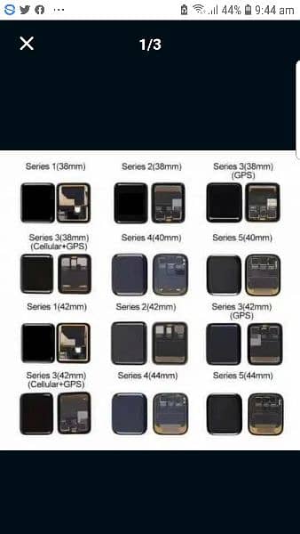 Apple watch all series lcd dispaly  har series ki price me farak hai 1