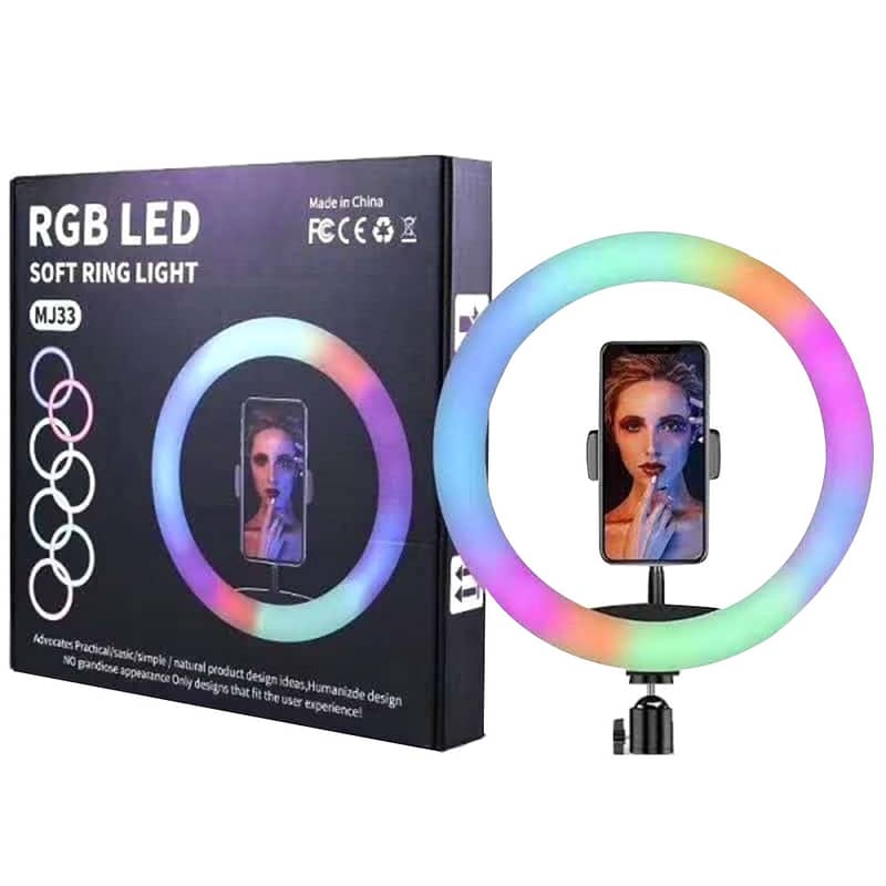 RGB Ring Light 26cm 36cm and 45cm 8