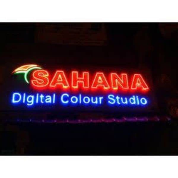 SMD LCD screen LED 3D Sign Board 8