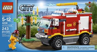 LEGO City 4X4 Fire Truck 4208 0
