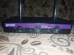 DELIVERY POSSIBLE۔ GIMINI VHF DUAL MIC RECEIVER
 DUAL ANTENNA