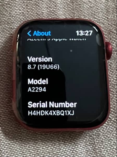 Apple watch series 6 with e-sim 10