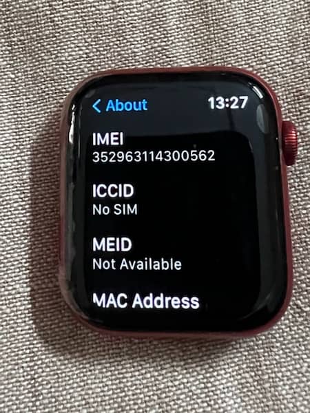 Apple watch series 6 with e-sim 0