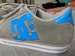 DC Skate Shoes Light grey SUEDE Leather.