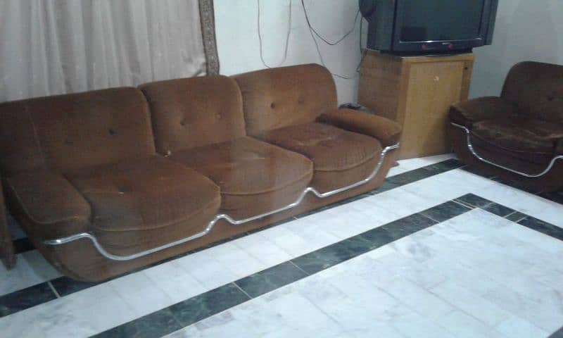 velvet sofa set for sell 2