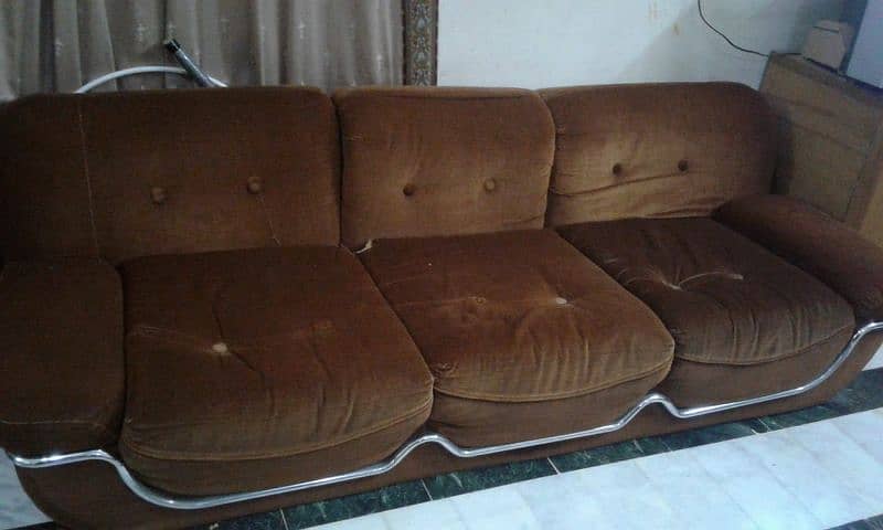 velvet sofa set for sell 5