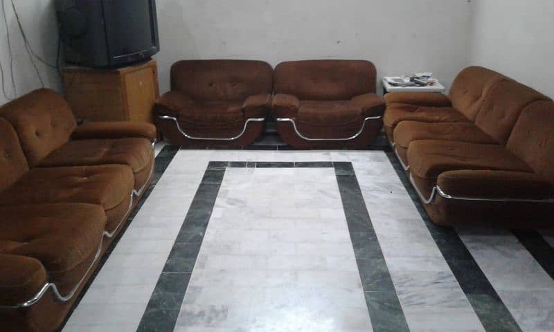 velvet sofa set for sell 6