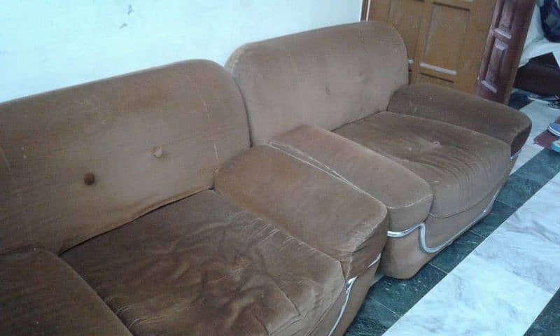 velvet sofa set for sell 13